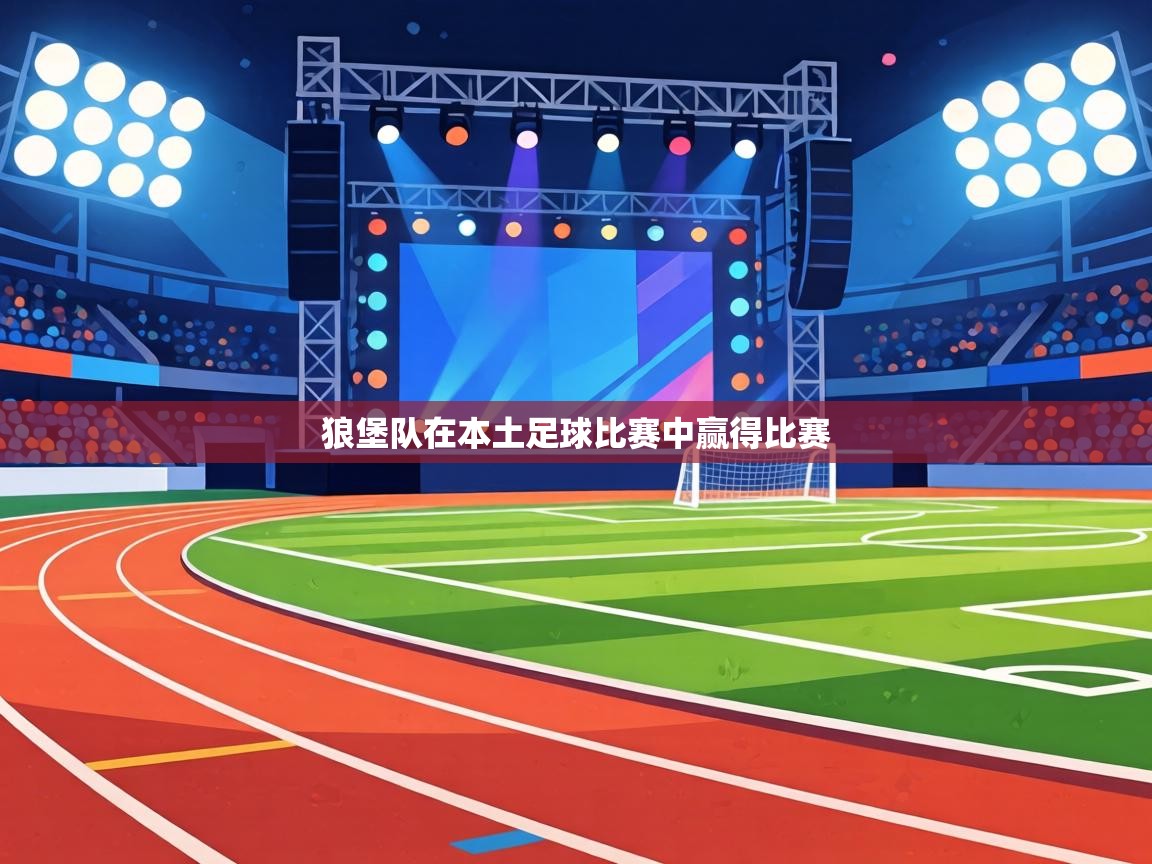 狼堡队在本土足球比赛中赢得比赛
